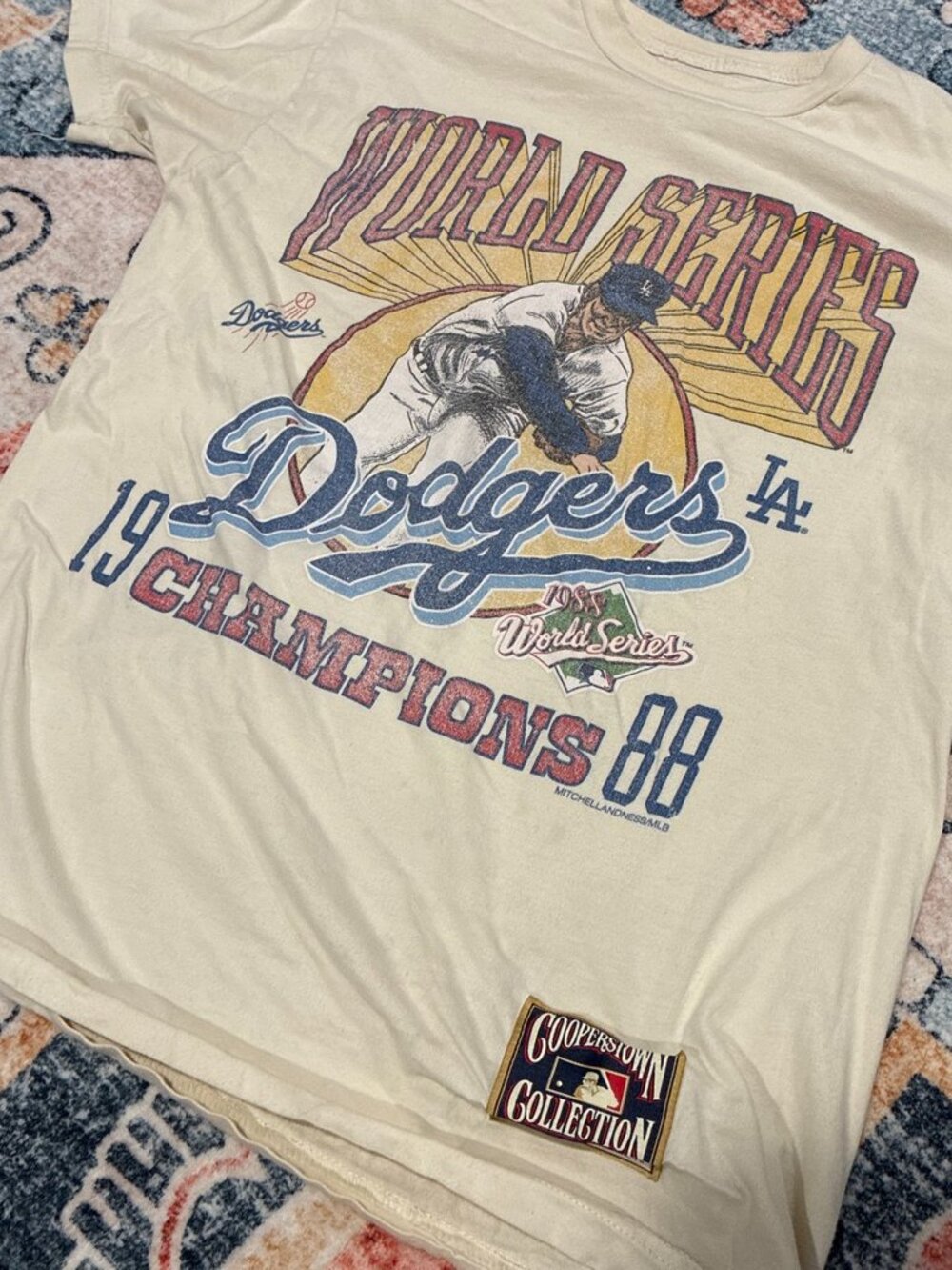 Mitchell & Ness Los Angeles Dodgers 1988 World Series Champions tee